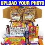 Personalised Cartoony Box Of The Best Retro Sweets Ever