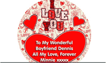 Personalised gifts page