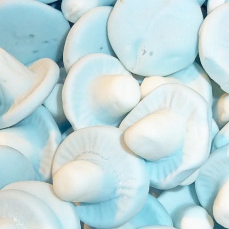 Blue Bubblegum Foam Mushrooms Blue Bubblegum Foam Mushrooms
